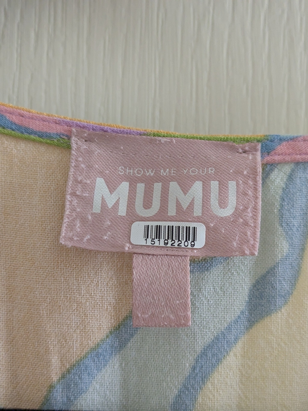 Show Me Your MuMu Pastel Abstract Cut Out Maxi Dress - Picture 3 of 9
